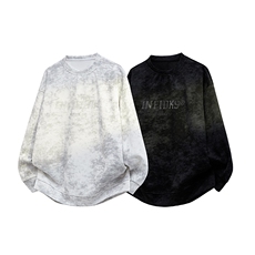 现货WY10086-P52加绒P62美式扎染宽松圆领情侣高质量卫衣，男装卫衣，电商A059