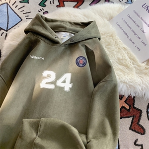 2025新款潮牌wljp6919 卫衣连帽麂皮绒 特p45 控79图片