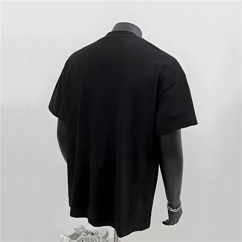 1506/QGT1780/P32纯棉短袖潮牌男装上衣服潮流百搭半袖男士体恤,男装T恤,星座1506
