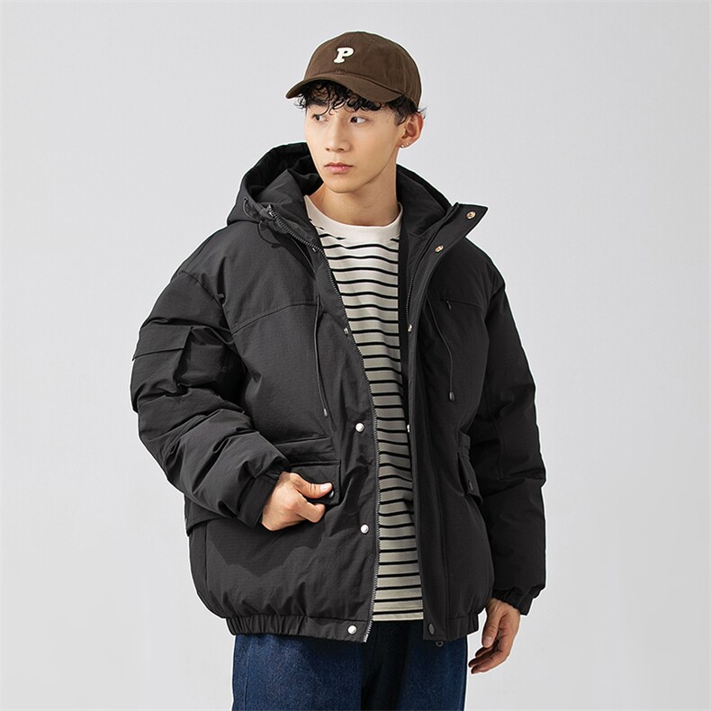 外27-2GANYOU日系多口袋设计连帽加厚棉服MY09-P215图片