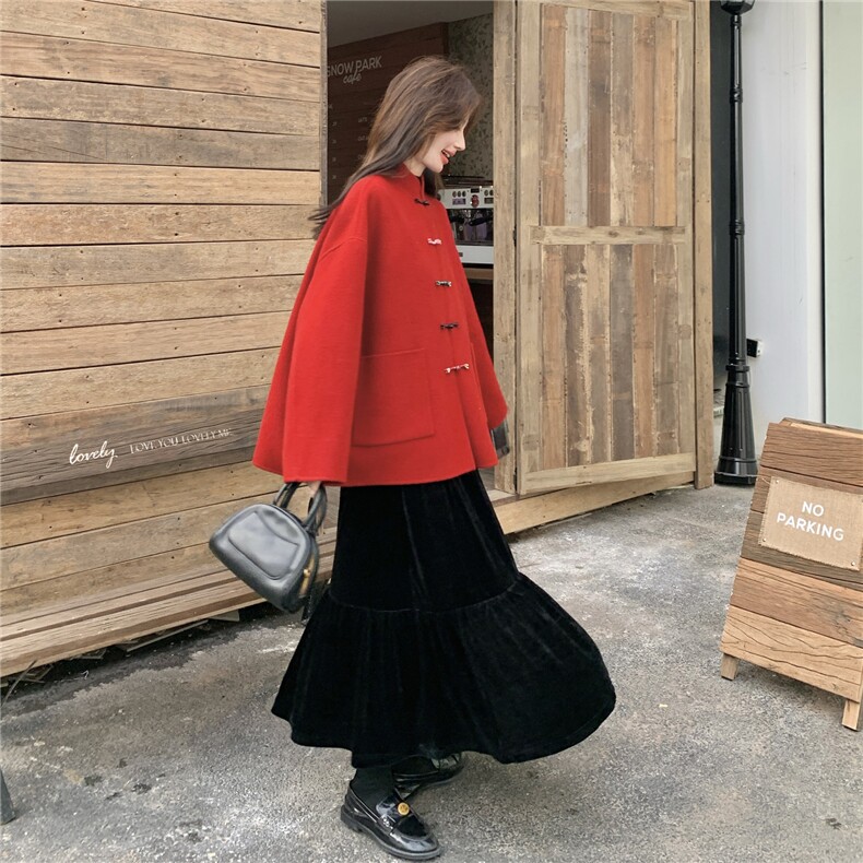 圣诞节新中式毛呢套装2D014-10026大衣P175控268套装P255控388,女装套装/套裙,2D014