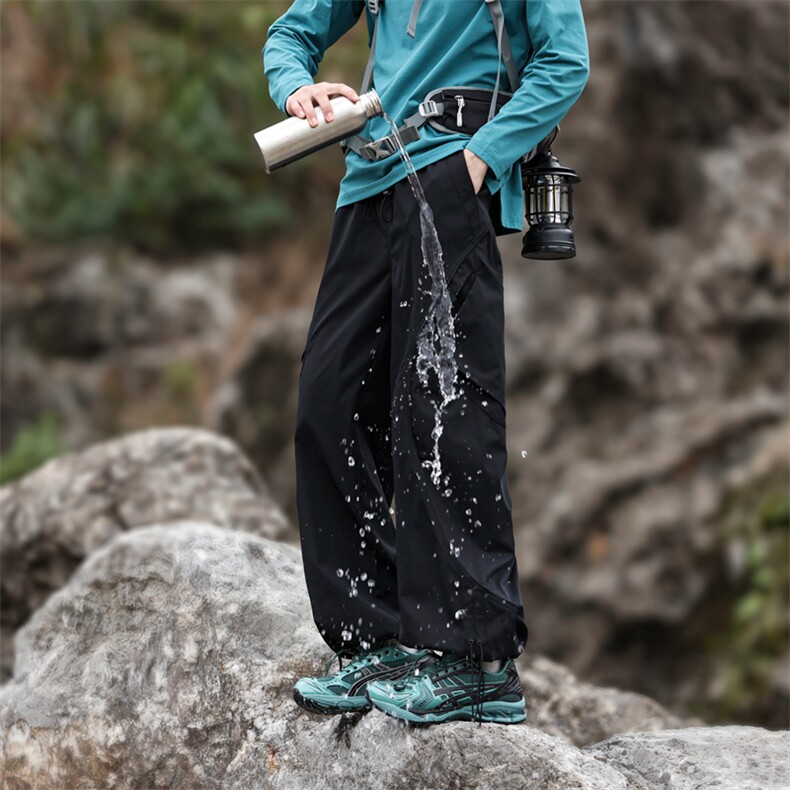 春款美式抽绳伞兵工装裤男女复古宽松休闲速干裤K0267-P50,男装工装外套,星座308B-2