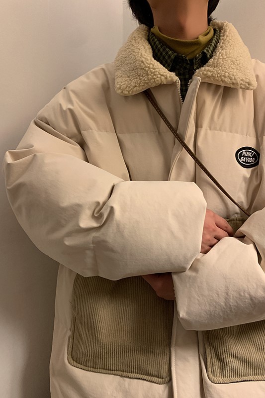 纯色棉衣外套加厚棉服大口袋港风日系棉袄1016-1W56P118K158,男装棉衣,星座1016-1（原电商B408-1）