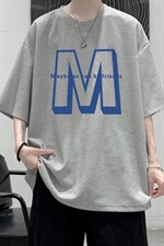 HT73260-P22华夫格t恤男短袖男大码五分袖大皂风，男装T恤，电商A040