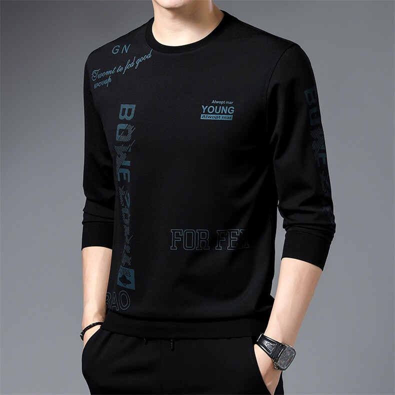 SA9639钱塘2020-2中青年男士圆领冬季厚款帅气潮流卫衣P62,男装卫衣,钱塘207-2
