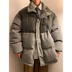 灯芯绒棉袄厚外套港风日系棉衣纯色棉服大码1016-1W62P118K158，男装棉衣，星座1016-1（原电商B408-1）
