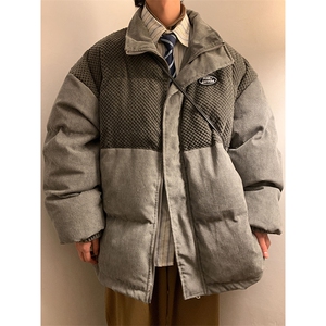 灯芯绒棉袄厚外套港风日系棉衣纯色棉服大码1016-1 W62 P118 K158图片