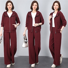 现货2025年秋季时尚文艺休闲宽松两件套，女装套装/套裙，依恋蒂丝