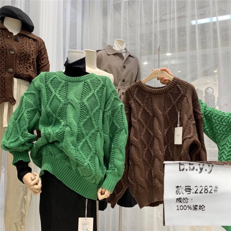 新款毛衣百搭,针织衫/毛衣,ANRUILA