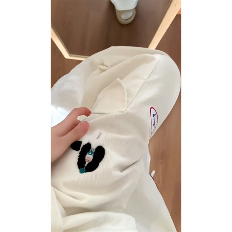 【有货】A9027CC-特P53趣味小狗刺绣工装休闲裤男女,男装工装外套,星座1007（原301D）