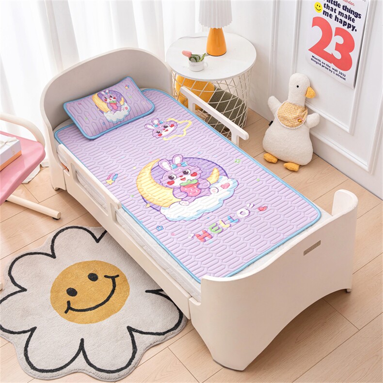 新款A类凉感丝乳胶婴幼儿凉席-海绵枕头，凉席，一起卖家纺