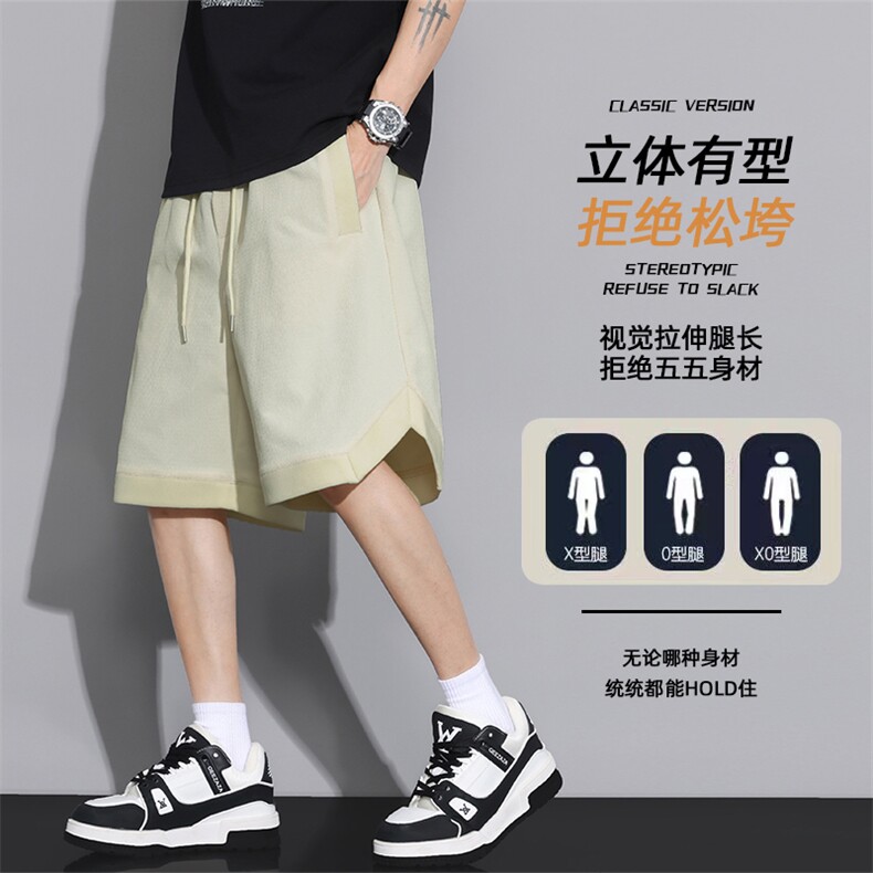 现货 夏季工装短裤男ins潮牌休闲百搭潮流痞帅五分裤D02516-P40图片