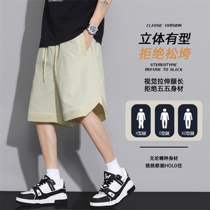 现货 夏季工装短裤男ins潮牌休闲百搭潮流痞帅五分裤D02516-P40图片