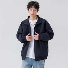 新款硬汉风户外夹克男立领纯色上衣冲锋衣外套A157B-JK7866-P70，男装夹克，电商A157B