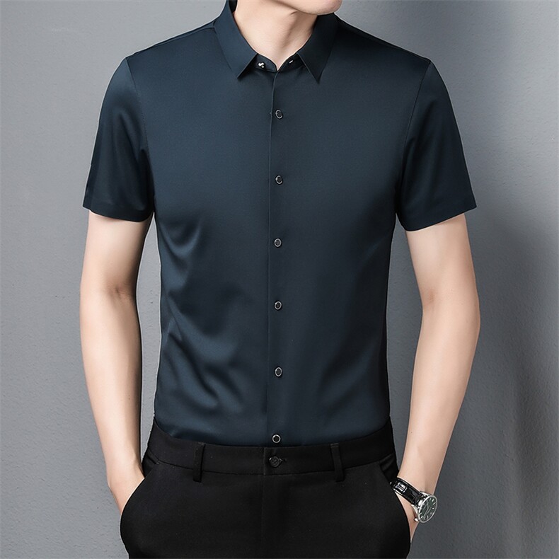 AD6101钱塘2020-3夏季男士无痕精品衬衫P83,男装衬衫,钱塘207-3
