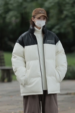 港风潮牌新款亮皮防水立领棉服潮流保暖棉衣M083S-P100控139，男装棉衣，星座717