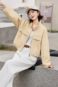 小个子皮衣女短款2025春秋新款时尚机车皮夹克立领宽松百搭外套潮图片