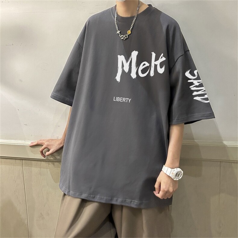230g重磅纯棉!夏季短袖t恤男半袖男DSA028-MDTP733-P25,男装T恤,电商A028