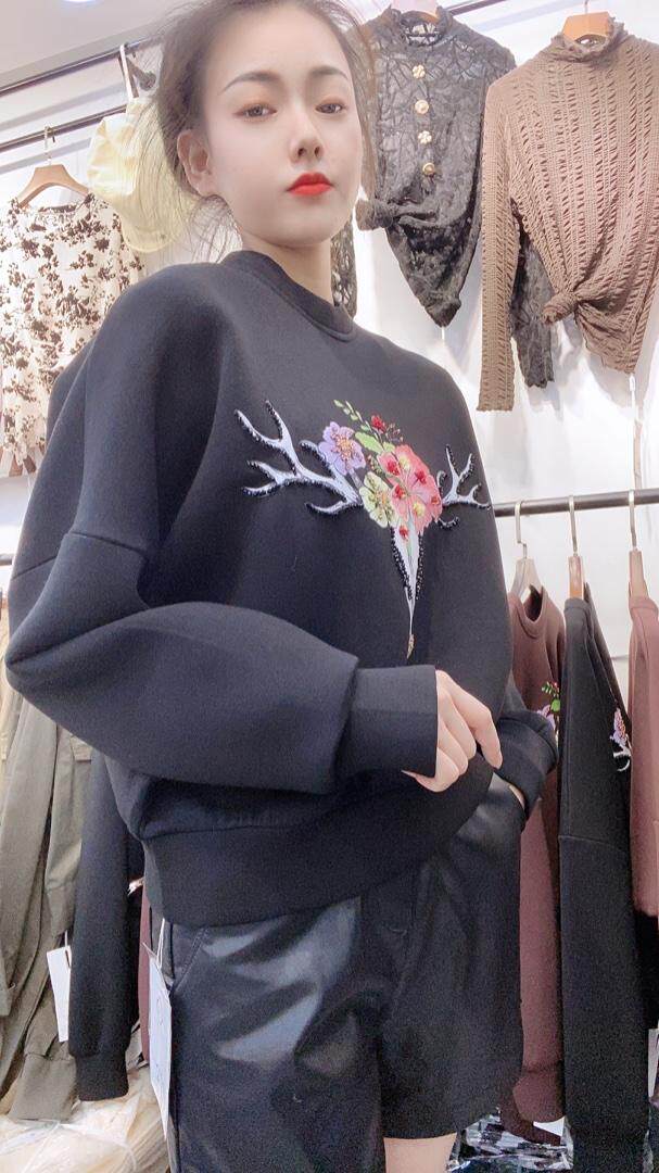 新款重工钉珠空气卫衣，女装卫衣/绒衫，帝瀛 DY