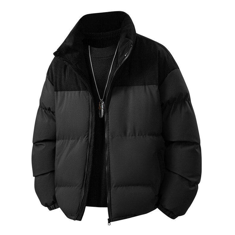 2025冬季立领保暖防风防水撞色棉衣面包服外套男女同款XY2279-P55,男装棉衣,星座717