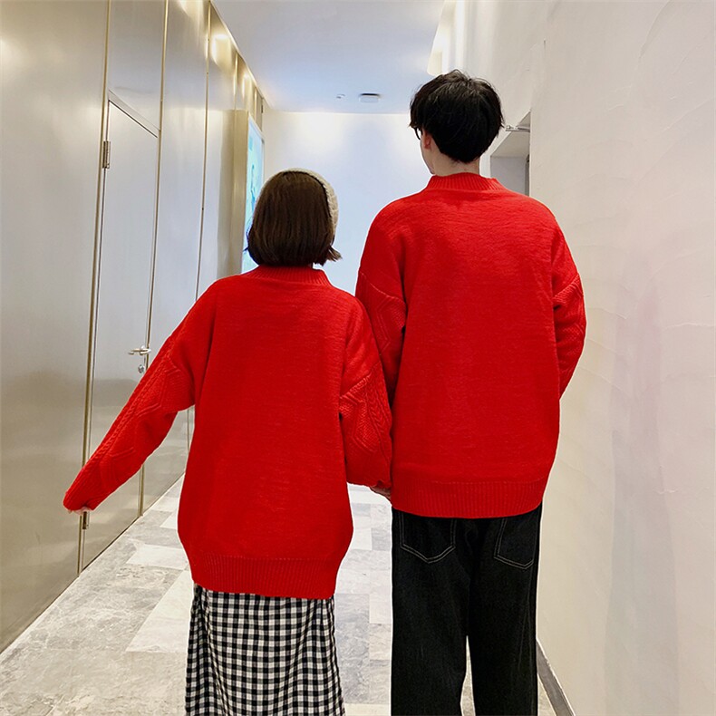 19秋冬装情侣毛衣宽松半高领毛衣针织衫港风毛衣桔色816B-MY60,男装针织衫/毛衣,星座716A-1（原星座815）
