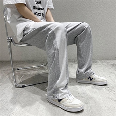 港风品质高街设计潮牌休闲裤垂坠感宽松阔腿男裤DK7861-P60-控78，男装休闲裤，星座717