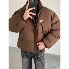 冬季美式cleanfit金属标装饰棉衣男短款面包服外套M1029特P85，男装棉衣，星座512-1（原513-3）