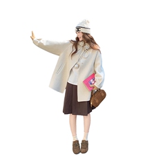 2025新款韩版精品毛呢外套2b082-2226-p255-k382，女装毛呢外套，2B082