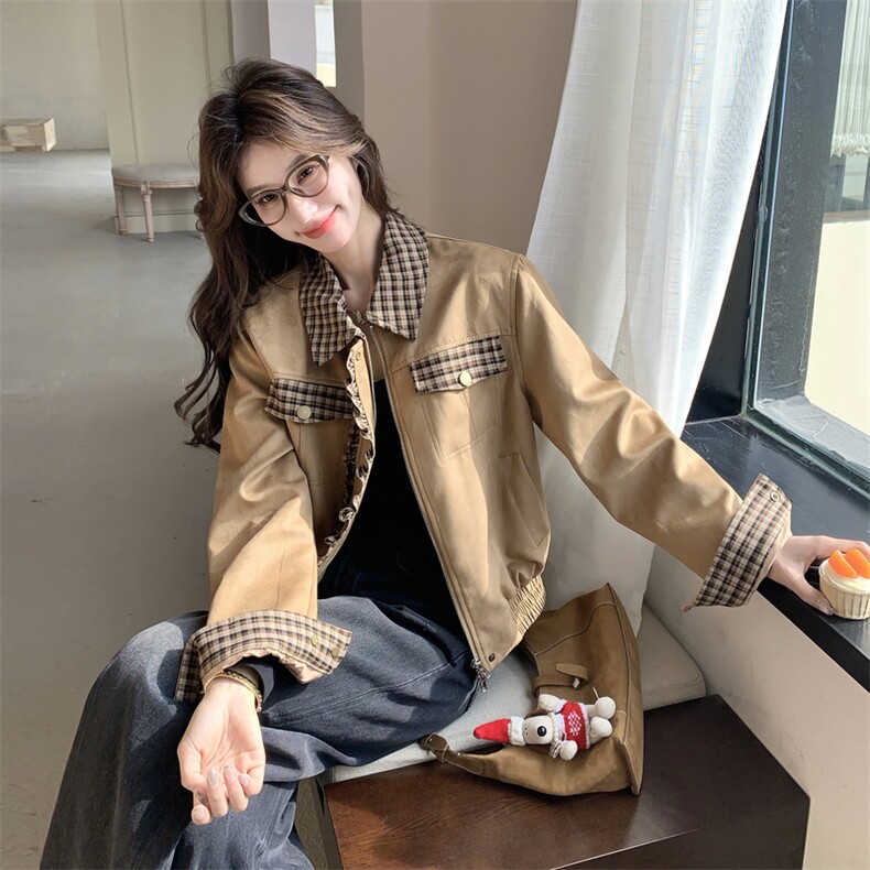 【2026春季新款】设计师款花边棒球服088-9801P165K268,女装短外套,2C088
