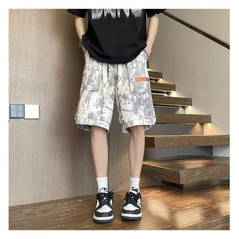 网图现货5夏季新款数码印花织带大裤衩RE011-P40,男装休闲裤,星座1005-4