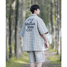 小香风套装设计短衬DCS9019P45短裤DK8797P40套装DT9029P85，男装牛仔裤，星座227-7