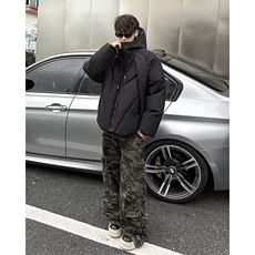 常规款拉链冬季小众设计感棉衣加厚棉服外套潮连帽标准青少年2467，男装棉衣，星座506