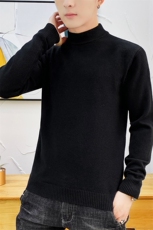 跑量款新款半高领针织衫毛衣403-1-M001-M到3XLP20-4XL到5XL-P25，男装针织衫/毛衣，星座1018-1​