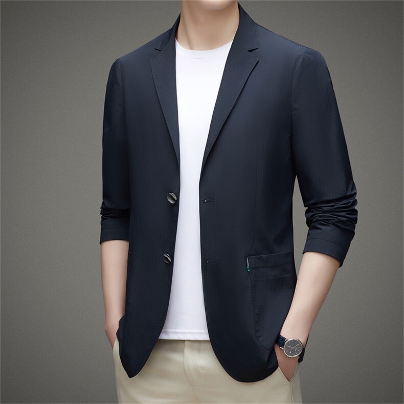 高级感西服男士春秋季商务休闲西装便服时尚外套MJ82301-P148,男装西服套装,星座1105-3