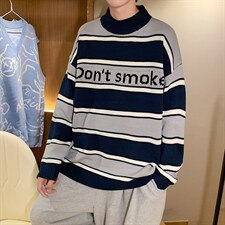 2024秋冬新款毛衣男韩版时尚休闲圆领针织衫A161-M2038-P48，男装针织衫/毛衣，电商A161-2