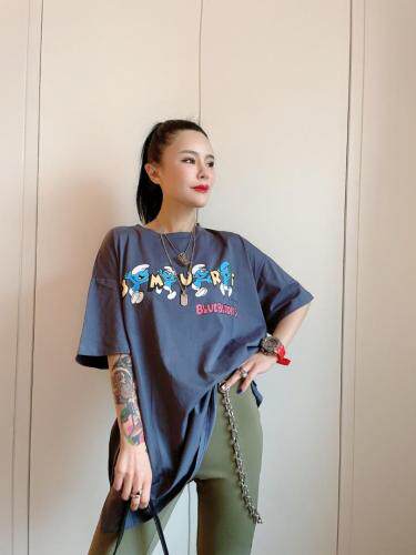 大版T，女装，浪里个浪