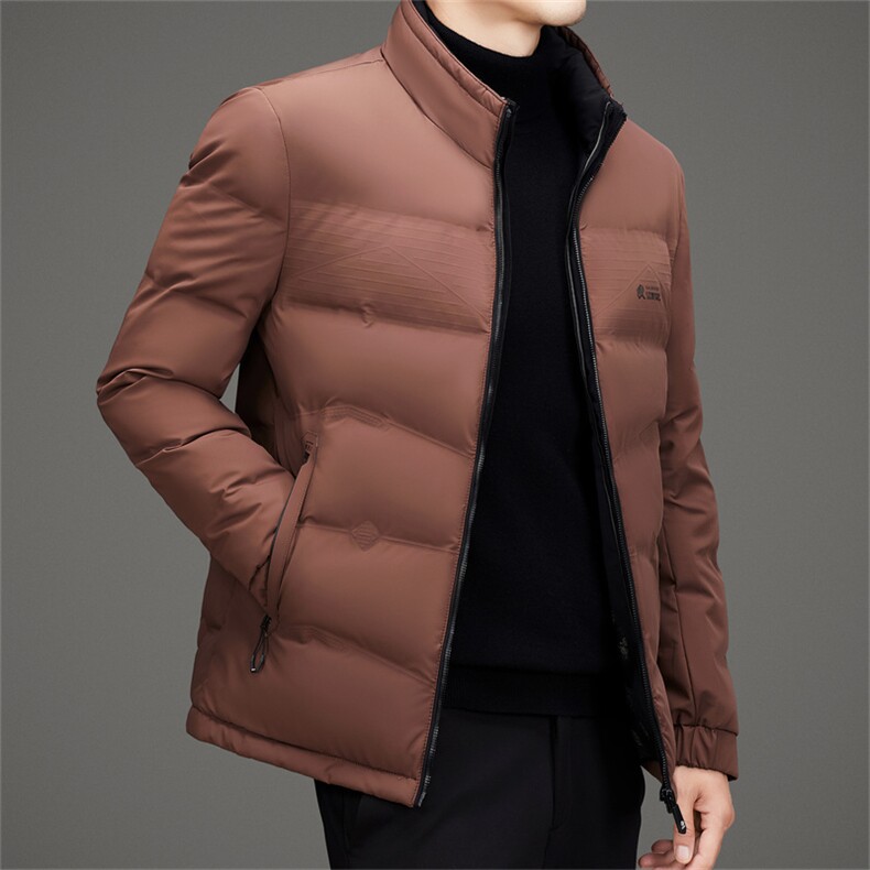 新款中老年羽绒服外套男款冬潮流休闲面包服羽绒服大衣MYA-66P175,男装羽绒服,钱塘723