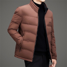 新款中老年羽绒服外套男款冬潮流休闲面包服羽绒服大衣MYA-66P175，男装羽绒服，钱塘723