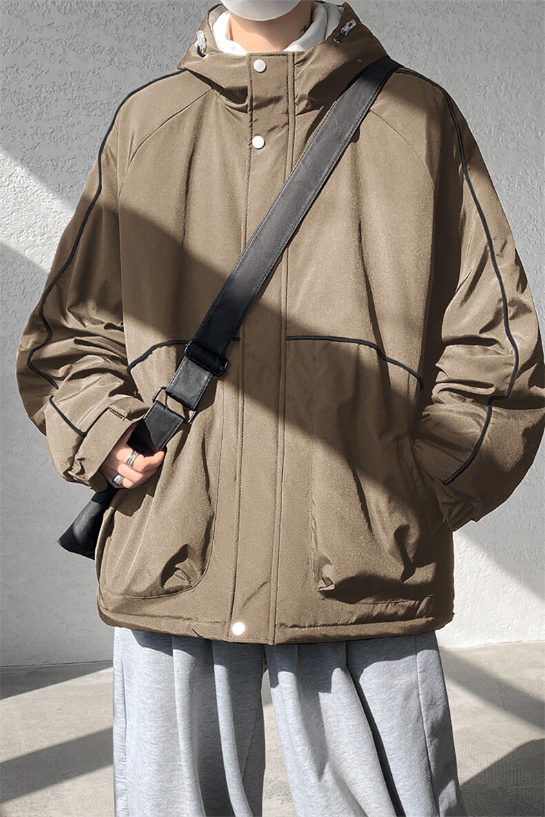 现货MY1111-特批85冬季连帽棉衣男户外冲锋衣加厚棉外套面包棉服,男装棉衣,电商A059