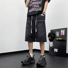 2024美式牛仔裤男款直筒短裤潮N5152P42，男装牛仔裤，星座1116-2