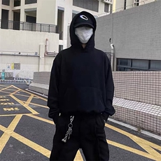 抖音得物高品质二开美式高街重磅结构辑明线纹理连帽卫衣外套W109，男装卫衣，电商A486
