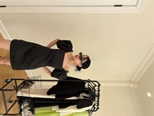 现货提花泡泡袖显瘦裙，其它，LION&CAT(2F)