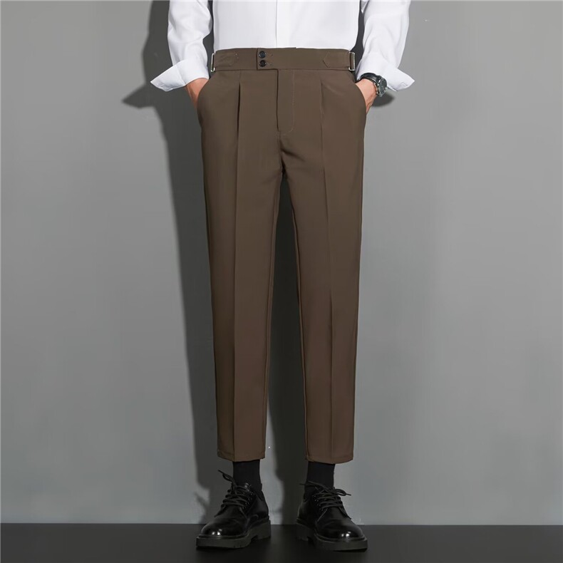秋冬季新款男士小西裤垂感修身九分西装裤休闲长裤子男款K29,男装西裤,星座1116A-2（原606A-1）