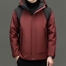 男装羽绒服YR5018新品主推新标95绒活帽三防面高标绒大厂高品质，男装羽绒服，钱塘207-1