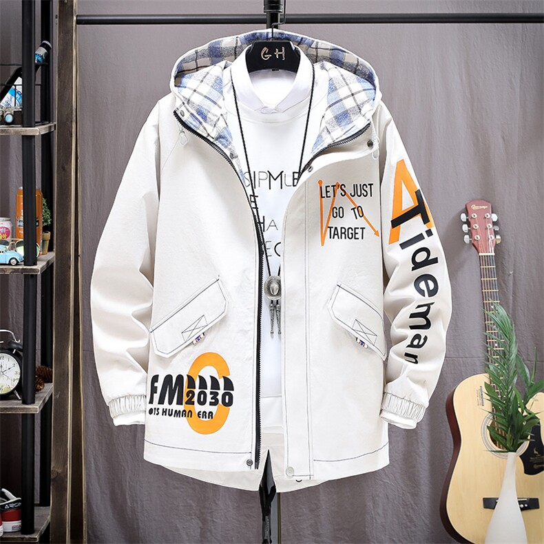 男修身韩版帅气夹克潮流春秋薄款派克服机车炸街外套JK169-P75,男装夹克,星座1206（原A206）