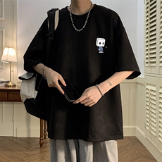 麂皮绒短袖t恤男大码半袖男酒店风JD82400-P25，男装T恤，电商A040