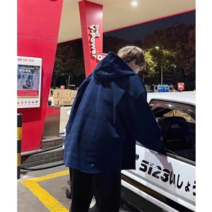 现货 现货 网图 抖音品质 磨毛格子连帽长袖衬衫 CS2501 P65图片