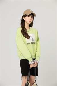 拼接小卫衣2022,女装卫衣/绒衫,生活舞台