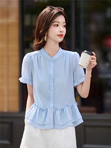 2026年夏季短袖女优雅风图片
