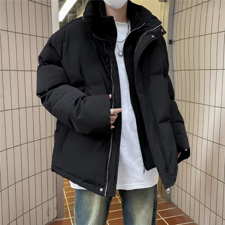 新款棉衣男冬季棉袄外套韩版潮流假两件面包服YM223P95,男装棉衣,星座1116-2